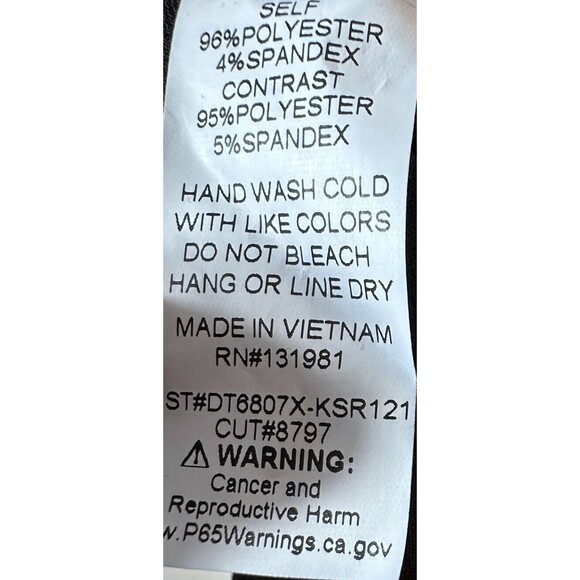 Corvia Top Women’s 1X BLK Sleeveless Metallic Flowy Cape Keyhole Party Blouse - Picture 12 of 13